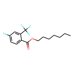 4-Fluoro-2-trifluoromethylbenzoic acid, heptyl ester
