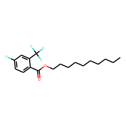 4-Fluoro-2-trifluoromethylbenzoic acid, decyl ester