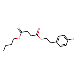 Succinic acid, butyl 4-fluorophenethyl ester