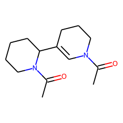 Pyridine, 1-acetyl-5-(1-acetyl-2-piperidinyl)-1,2,3,4-tetrahydro-