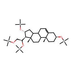 5-Pregnene-3.beta.,16.alpha.,20.alpha.,21-tetrol, EO-TMS