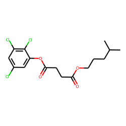 Succinic acid, isohexyl 2,3,5-trichlorophenyl ester