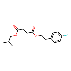 Succinic acid, 4-fluorophenethyl isobutyl ester