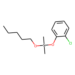 Silane, dimethyl(2-chlorophenyloxy)pentyloxy-
