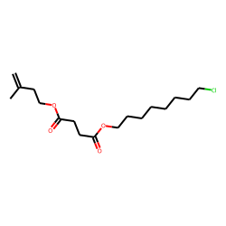 Succinic acid, 8-chlorooctyl 3-methylbut-3-en-1-yl ester