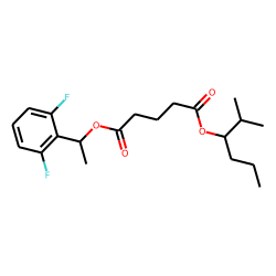 Glutaric acid, 1-(2,6-difluorophenyl)ethyl 2-methylhex-3-yl ester