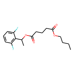 Glutaric acid, butyl 1-(2,6-difluorophenyl)ethyl ester