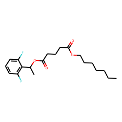 Glutaric acid, 1-(2,6-difluorophenyl)ethyl heptyl ester