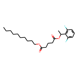 Glutaric acid, decyl 1-(2,6-difluorophenyl)ethyl ester