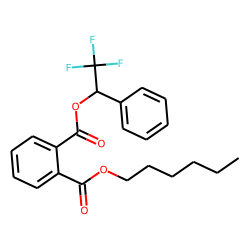 Phthalic acid, hexyl 2,2,2-trifluoro-1-phenylethyl ester