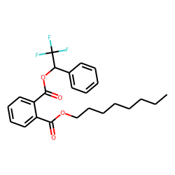 Phthalic acid, octyl 2,2,2-trifluoro-1-phenylethyl ester