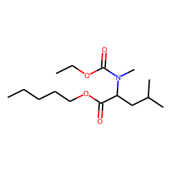 l-Leucine, N-ethoxycarbonyl-N-methyl-, pentyl ester