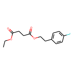 Succinic acid, ethyl 4-fluorophenethyl ester
