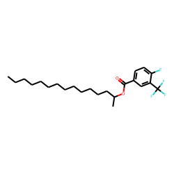 4-Fluoro-3-trifluoromethylbenzoic acid, 2-pentadecyl ester