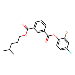 Isophthalic acid, 2-bromo-4-fluorophenyl isohexyl ester