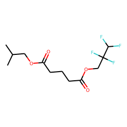 Glutaric acid, 2,2,3,3-tetrafluoropropyl isobutyl ester