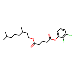 Glutaric acid, 2,3-dichlorophenyl 3,7-dimethyloctyl ester