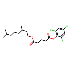 Glutaric acid, 2,4,6-trichlorophenyl 3,7-dimethyloctyl ester