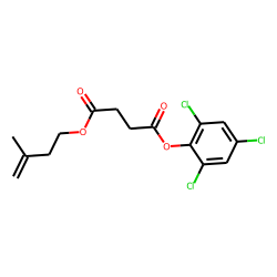 Succinic acid, 2,4,6-trichlorophenyl 3-methylbut-3-en-1-yl ester