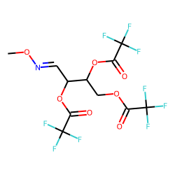 L-(+)-Threose, tris(trifluoroacetate), methyloxime (syn)
