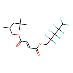 Fumaric acid, 2,4,4-trimethylpentyl 2,2,3,3,4,4,5,5-octafluoropentyl ester