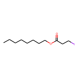 Propionic acid, 3-iodo-, octyl ester