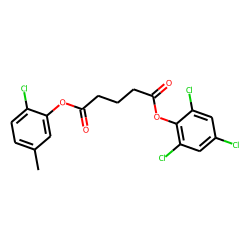 Glutaric acid, 2,4,6-trichlorophenyl 2-chloro-5-methylphenyl ester