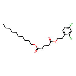Glutaric acid, decyl 2-(2,4-dichlorophenyl)ethyl ester