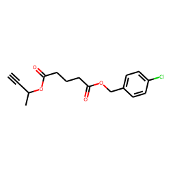 Glutaric acid, but-3-yn-2-yl 4-chlorobenzyl ester