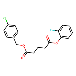 Glutaric acid, 2-fluorophenyl 4-chlorobenzyl ester