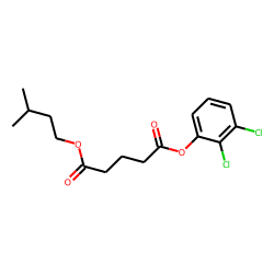 Glutaric acid, 2,3-dichlorophenyl 3-methylbutyl ester