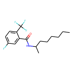 3-Fluoro-6-trifluoromethylbenzamide, N-(2-octyl)-