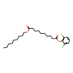 Sebacic acid, 2,6-dichlorophenyl nonyl ester