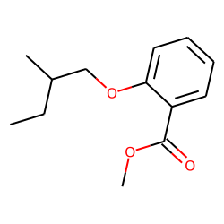 Benzoic acid, 2-(2-methylbutyl)oxy-, methyl ester