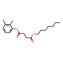 Succinic acid, 2,3-dimethylphenyl heptyl ester