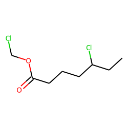 5-Chloroheptanoic acid, chloromethyl ester
