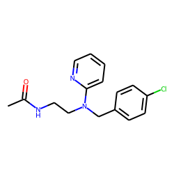 Chloropyramine, bis-nor, acetylated