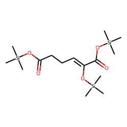 2-Hexenedioic acid, 2-[(trimethylsilyl)oxy]-, bis(trimethylsilyl) ester