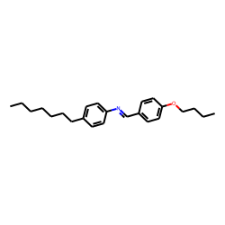 p-Butoxybenzylidene p-heptylaniline