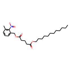 Glutaric acid, dodecyl 3-methyl-2-nitrobenzyl ester