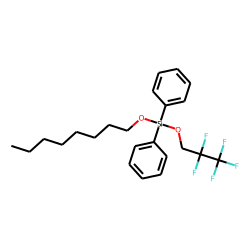 Silane, diphenyloctyloxy(2,2,3,3,3-pentafluoropropoxy)-