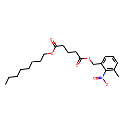 Glutaric acid, 3-methyl-2-nitrobenzyl octyl ester