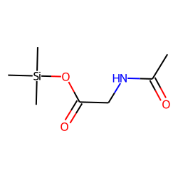 Glycine, N-acetyl-, trimethylsilyl ester
