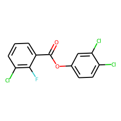 3-Chloro-2-fluorobenzoic acid, 3,4-dichlorophenyl ester