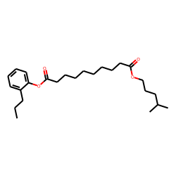 Sebacic acid, isohexyl 3-propylphenyl ester