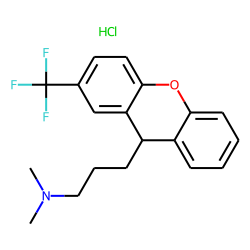 9-(3-Dimethylaminopropyl)-2-trifluoromethylxanthene, hydrochloride