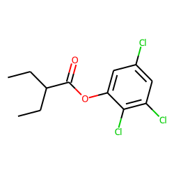2-Ethylbutyric acid, 2,3,5-trichlorophenyl ester