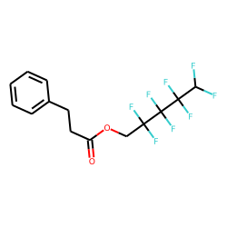3-Phenylpropionic acid, 2,2,3,3,4,4,5,5-octafluoropentyl ester