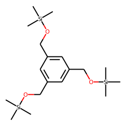 1,3,5-tris-(Hydroxymethyl) benzene, tris-TMS