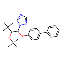 3,3-Dimethyl-1-(4-phenylphenoxy)-1-(1,2,4-triazol-1-yl)butan-2-ol, trimethylsilyl ether